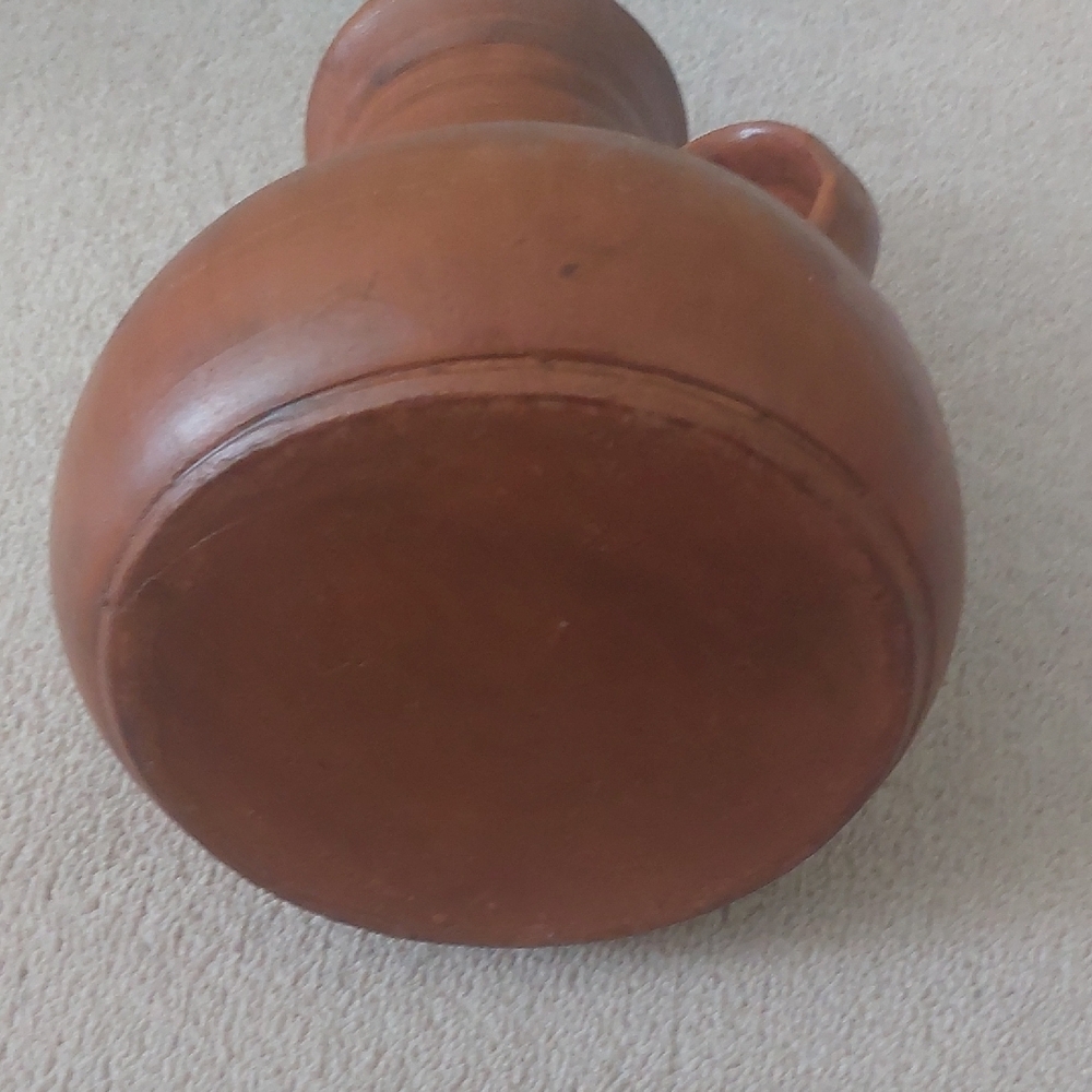 Vintage, Terracotta Brown Vase. Made in Portugal - Picture 4 of 4